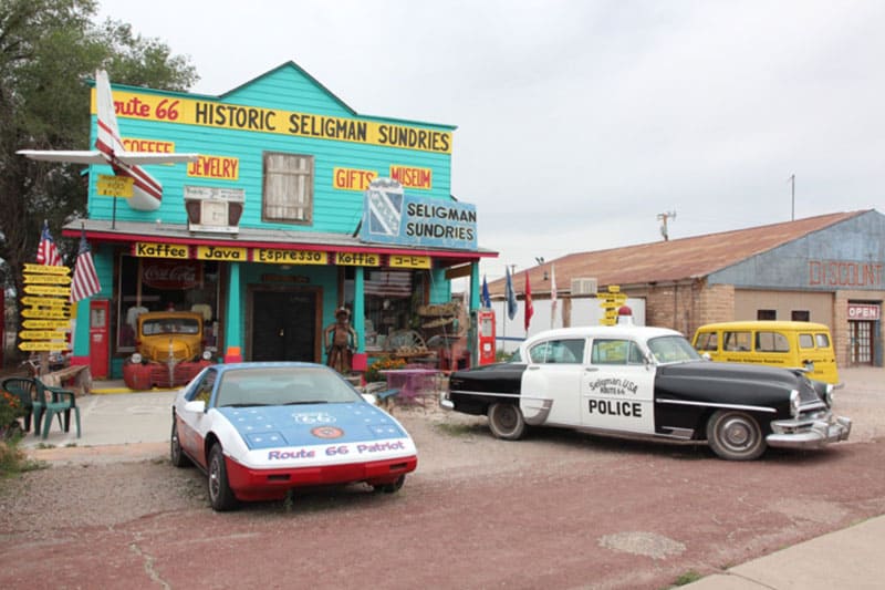 Seligman auf der Route 66 - Roadtrip USA - Reiseblog Bravebird