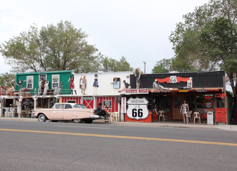 Seligman auf der Route 66 - Roadtrip USA - Reiseblog Bravebird