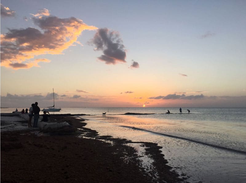 Holbox Karibik Sonnenuntergang - Reiseblog Bravebird