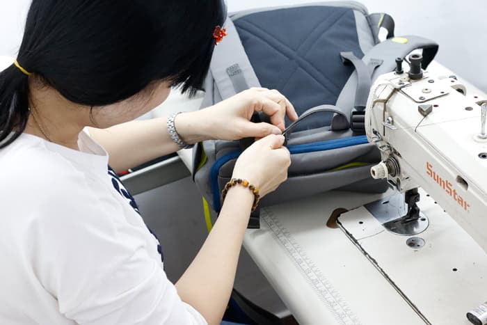 Vietnam Produktion Rucksack - Reiseblog Bravebird