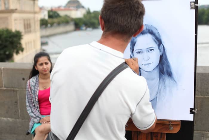 Prag Tschechien - Maler Brücke - Reiseblog Bravebird