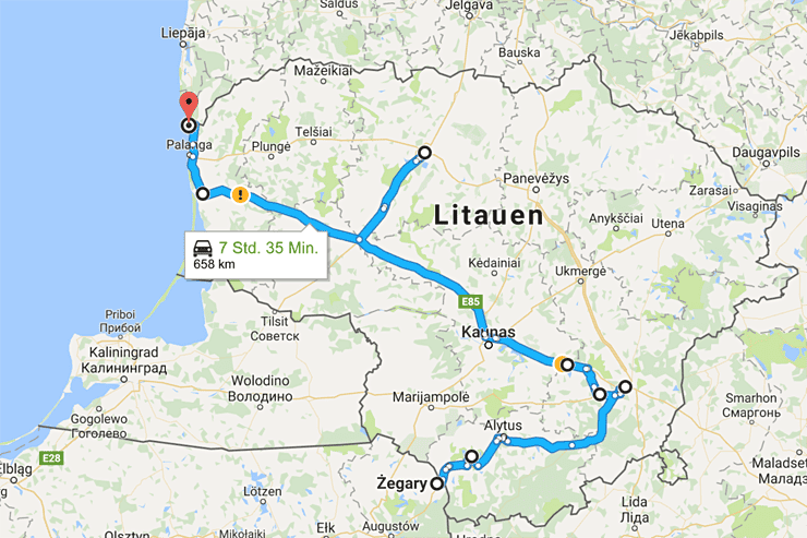 litauen-route