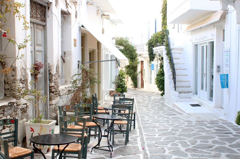 Reiseblog Bravebird - Griechenland Insel Paros - Parikia Sightseeing - Cafes