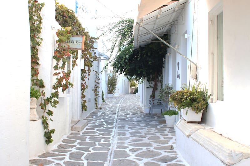 Shopping Griechenland Insel Paros - Cafe Parikia - Reiseblog Bravebird