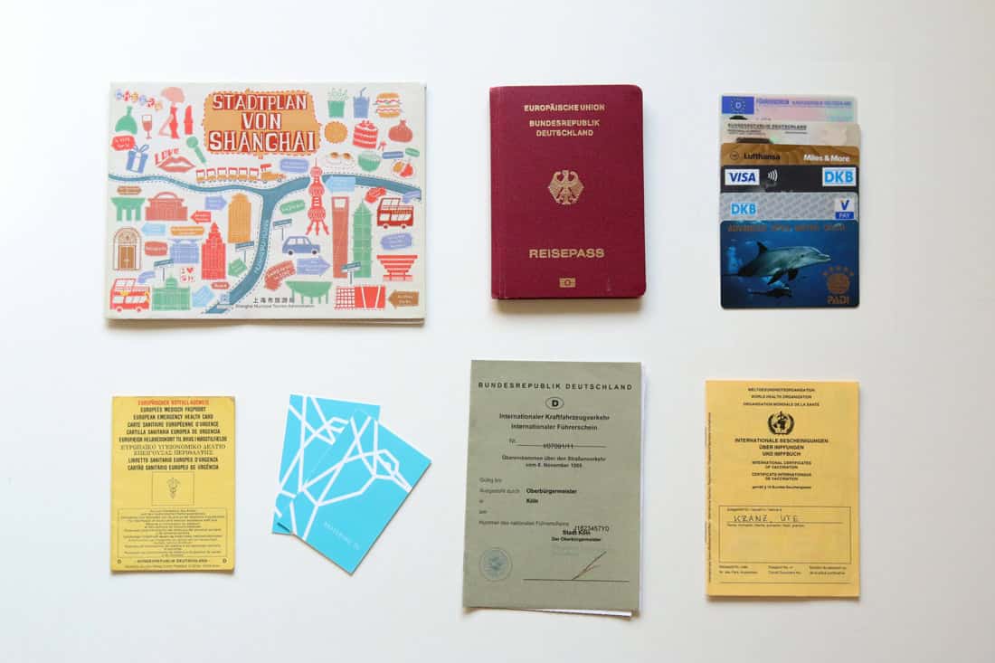 Dokumente für das Handgepäck - Reiseblog Bravebird