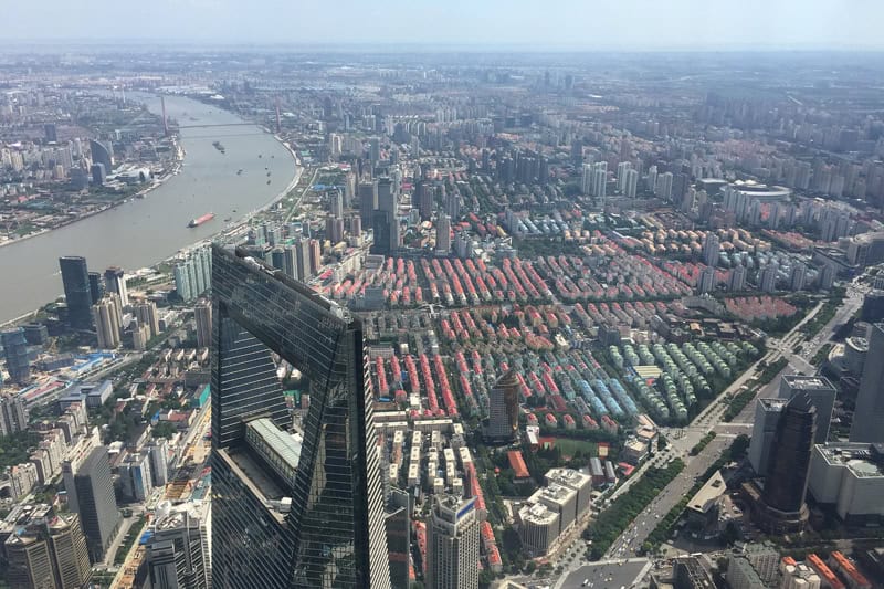 Shanghai Tower Weitblick - Reiseblog Bravebird