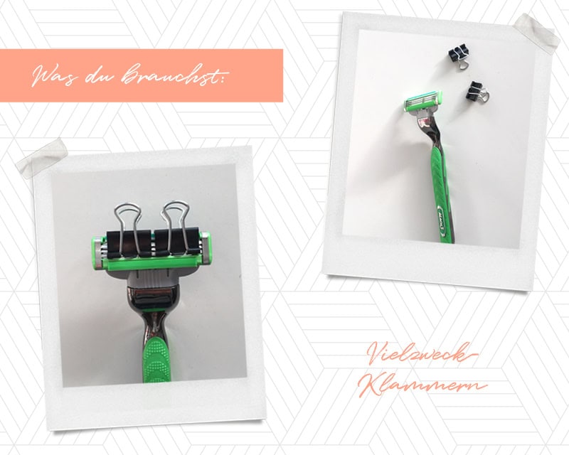 DIY Rasierer Klingenschutz - Reiseblog Bravebird