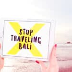 Eine Balireise schadet massiv der Umwelt - Reiseblog Bravebird