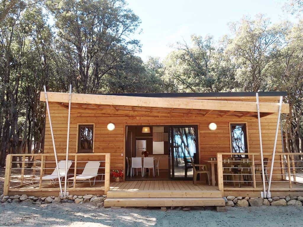 Glamping Unterkunft Korsika - Yelloh Chalet Campingplatz - Reiseblog Bravebird