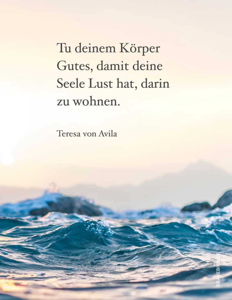 Tu deinem Körper Gutes - Reiseblog Bravebird