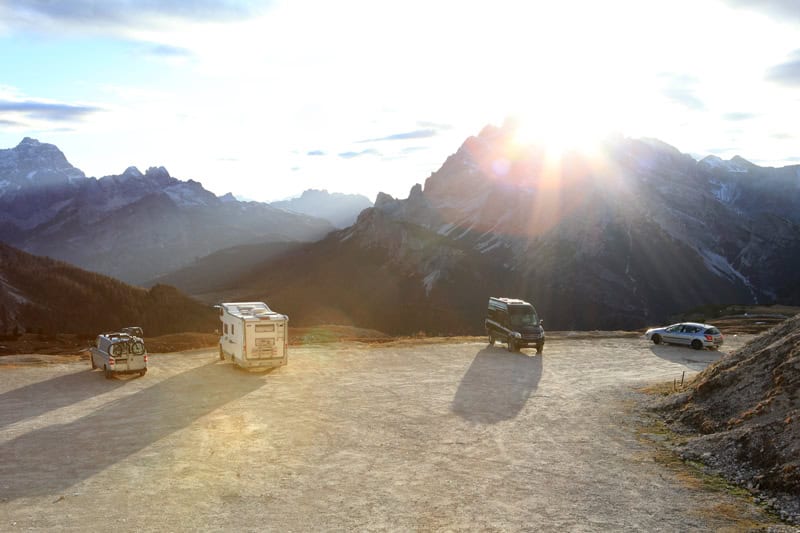 Südtirol Drei Zinnen Nationalpark - Übernachten mit Wohnmobil - Reiseblog Bravebird