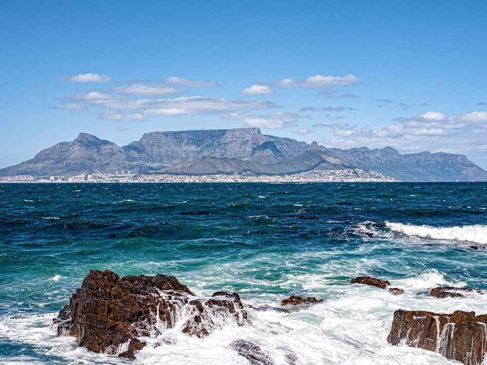 Robben Island Blick auf Kapstadt - Reiseblog Bravebird