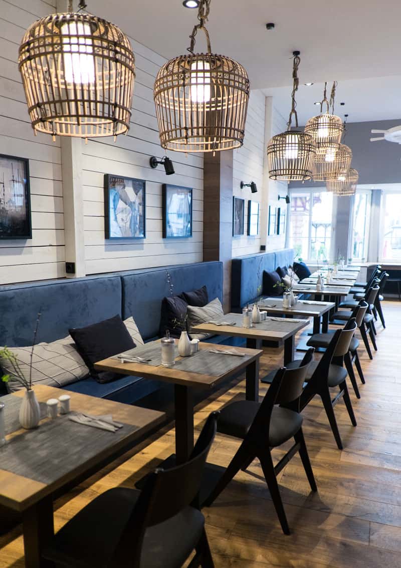 Hotel Heimathafen Usedom Speisesaal - Reiseblog Bravebird
