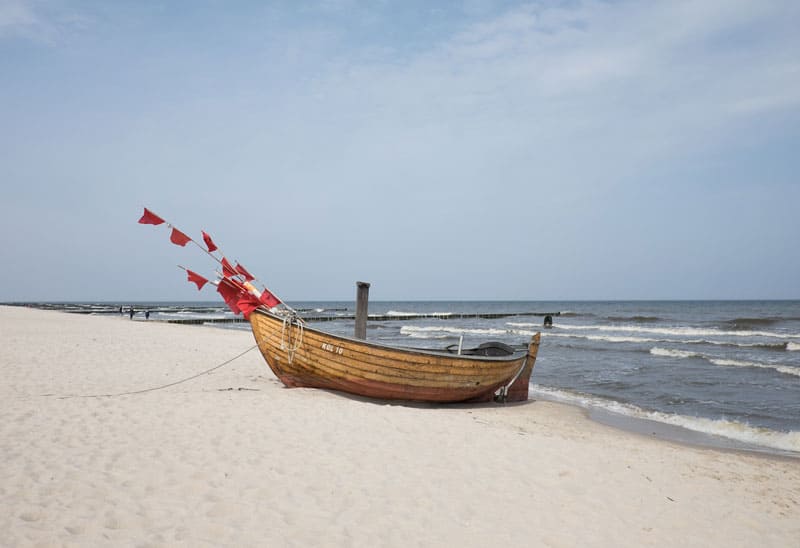 Usedom Steilküste bei Heringsdorf - Reiseblog Bravebird