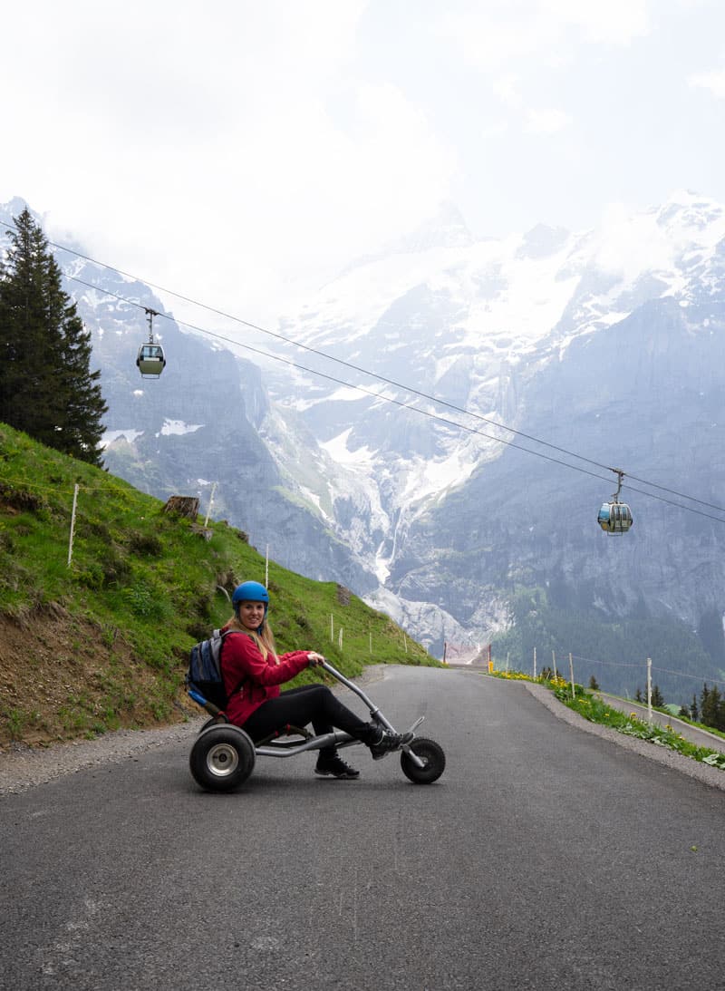 Mountain Carts in First Grindelwald - Reiseblog Bravebird