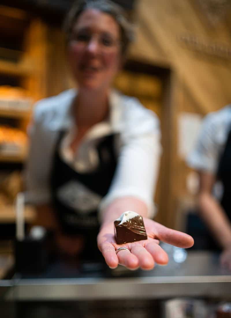 Schokolade im Eigerness Shop Grindelwald Schweiz - Reiseblog Bravebird
