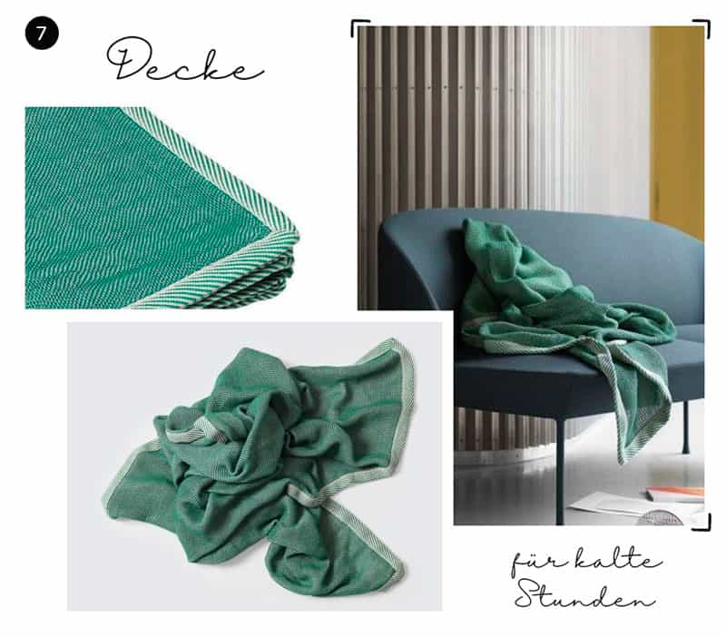 Mutto Decke grün - Reiseblog Bravebird