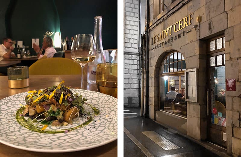 Besancon Restaurant Le Saint Cerf - Reiseblog Bravebird