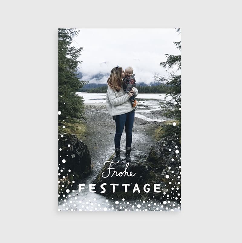 Grußkarten Weihnachtskarten selbst gestalten - Reiseblog Bravebird