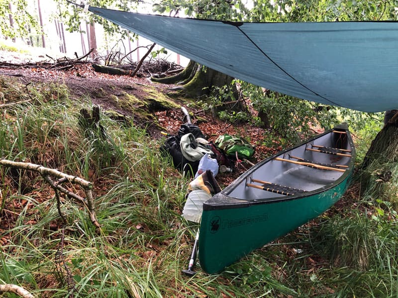 Kanutour bei Regen - Mecklenburgische Seenplatte - Reiseblog Bravebird