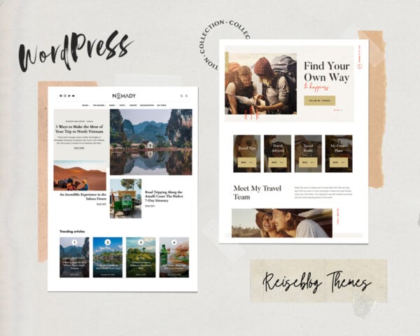 10 Wordpress Themes für Reiseblogs - Reisemagazin Bravebird