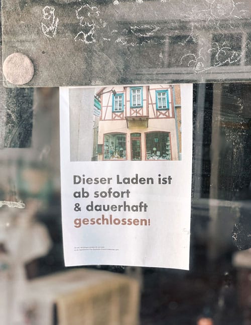 Bacharach Geschäfte geschlossen - Reiseblog Bravebird