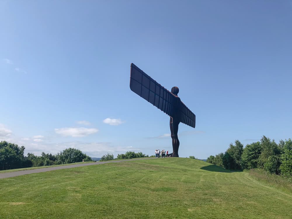 Angel of the North Ostengland Route - Reiseblog Bravebird