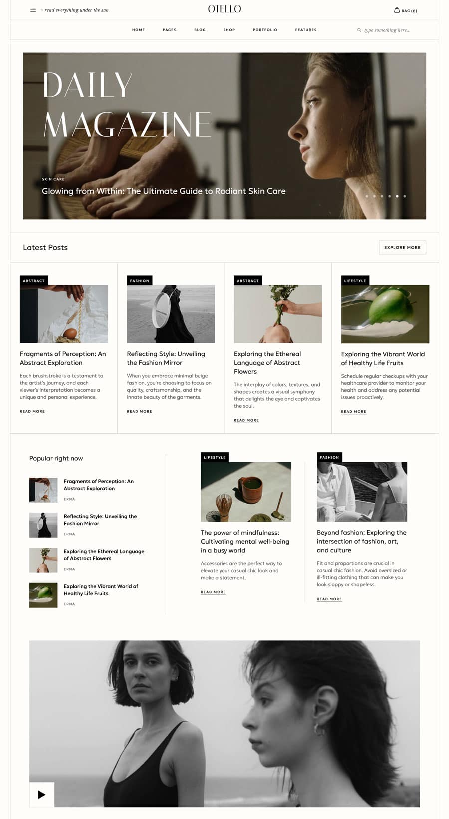 Otello WordPress Theme Blog Magazin