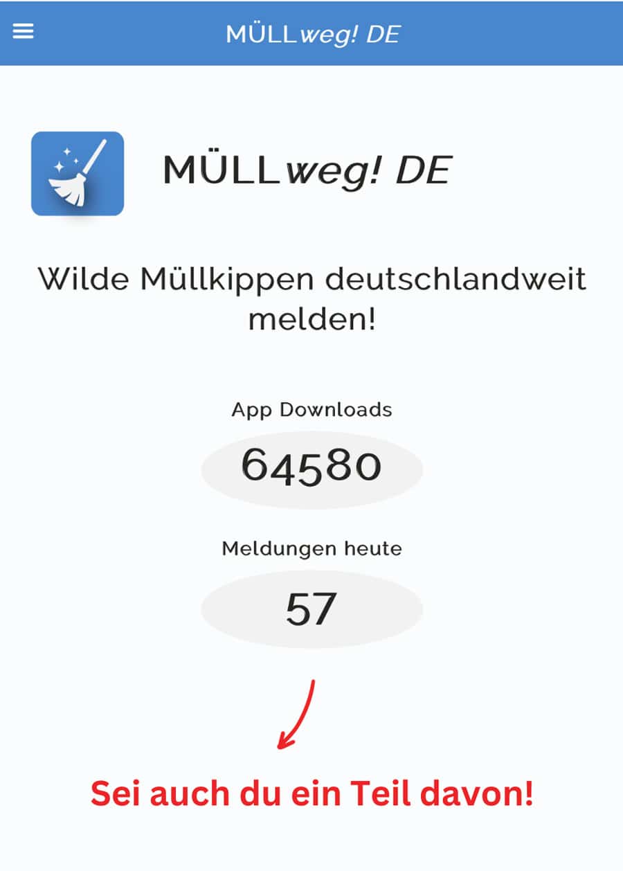 MÜLLweg! App Mitmachen! - Reiseblog Bravebird