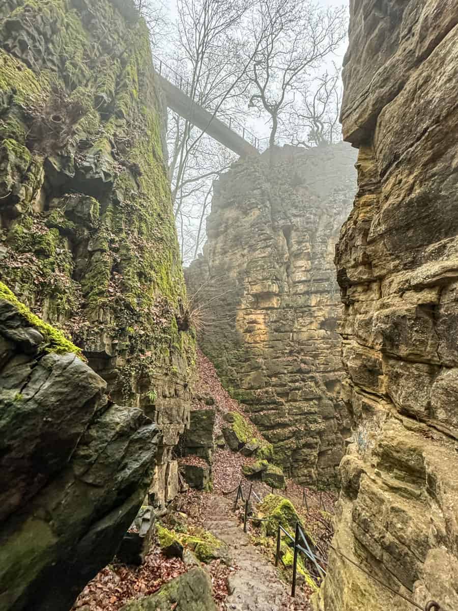 Wolfsschlucht Brücke Luxemburg Wandertipp - Reiseblog Bravebird